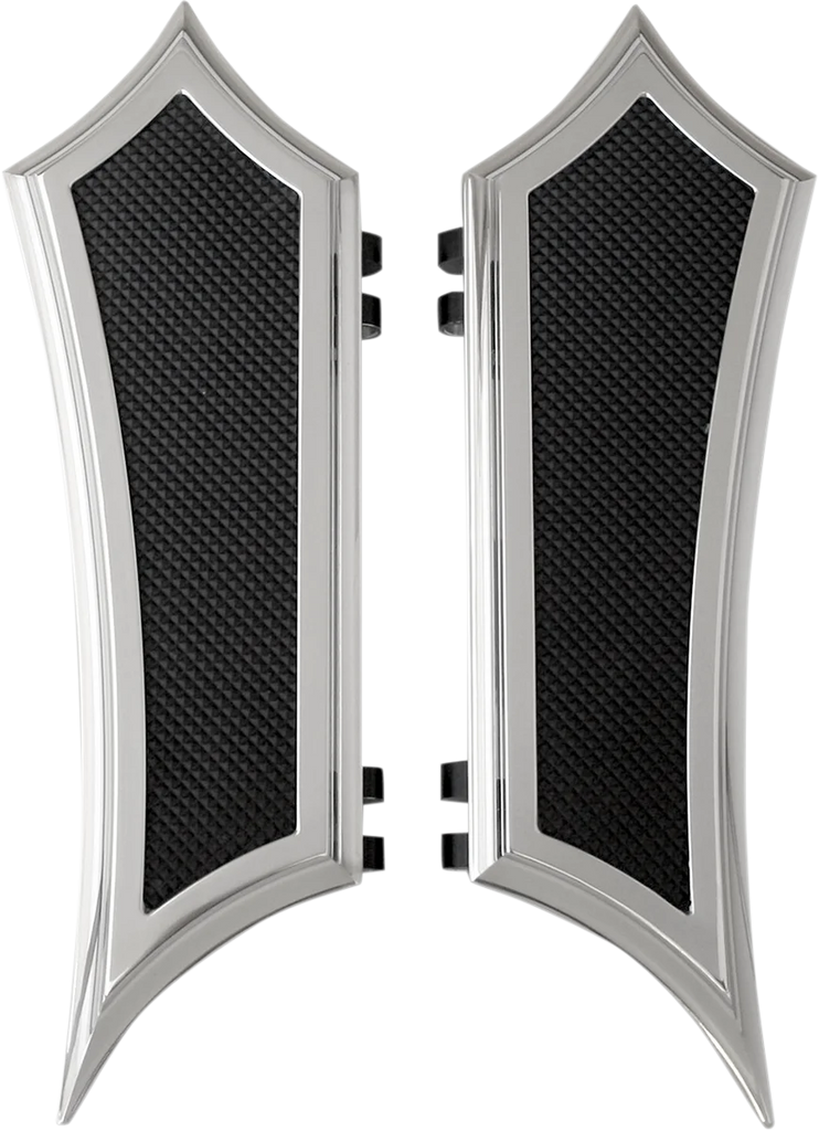 Accutronix Driver Instigator Floorboards - Chrome FBF01-IC - Main Product View