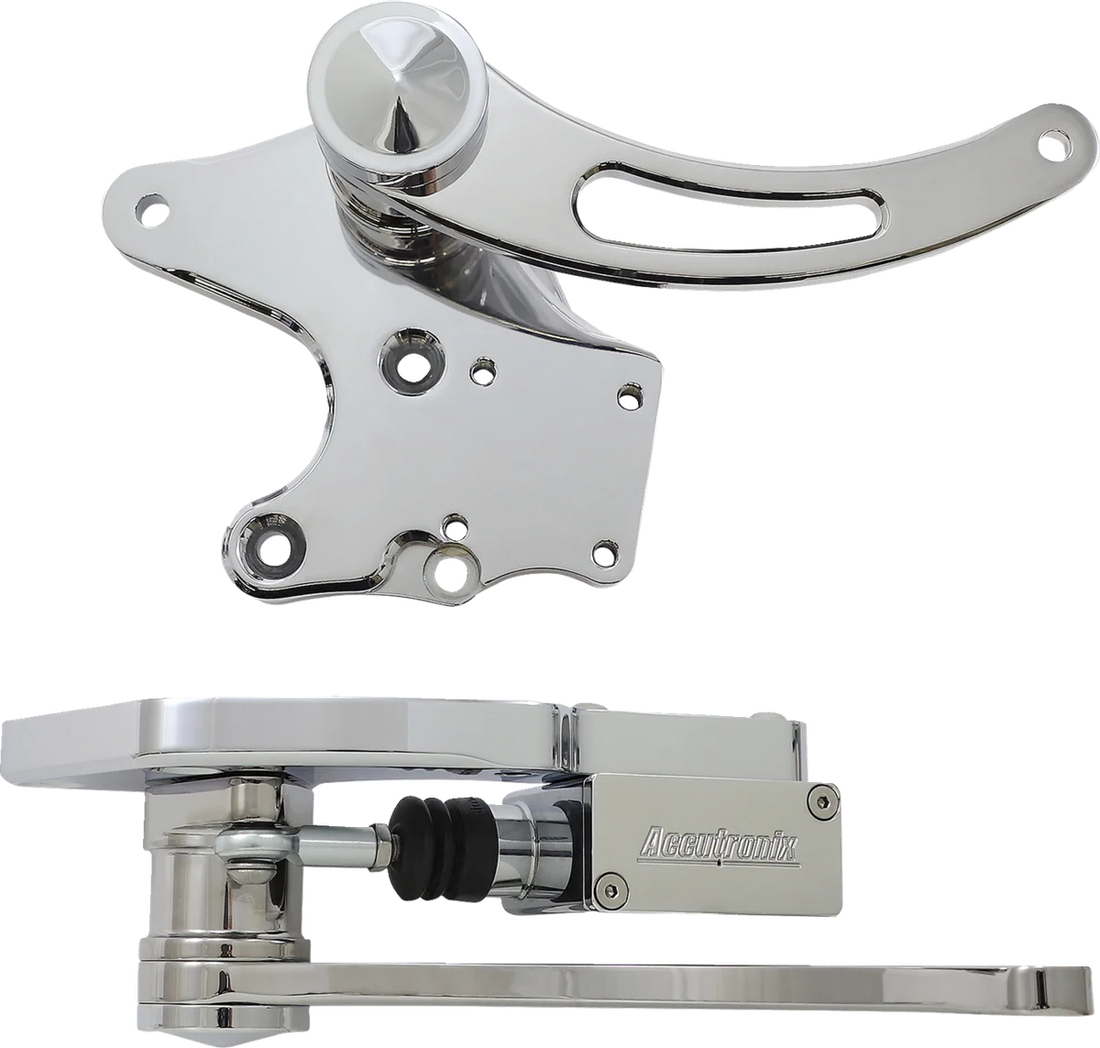 Accutronix Extended Forward Control - Slotted - '00-'10 FXST FC106-XSC - Side View