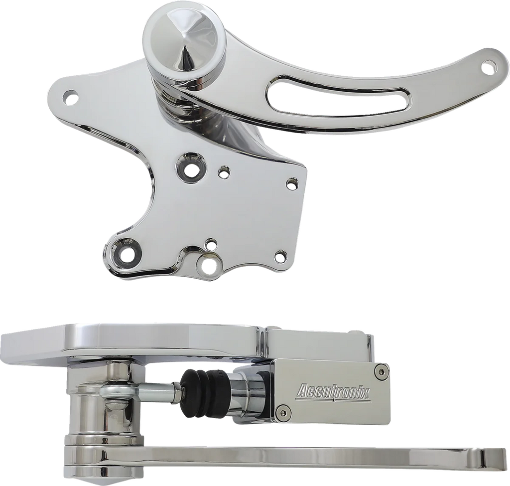 Accutronix Extended Forward Control - Slotted - '00-'10 FXST FC106-XSC - Side View