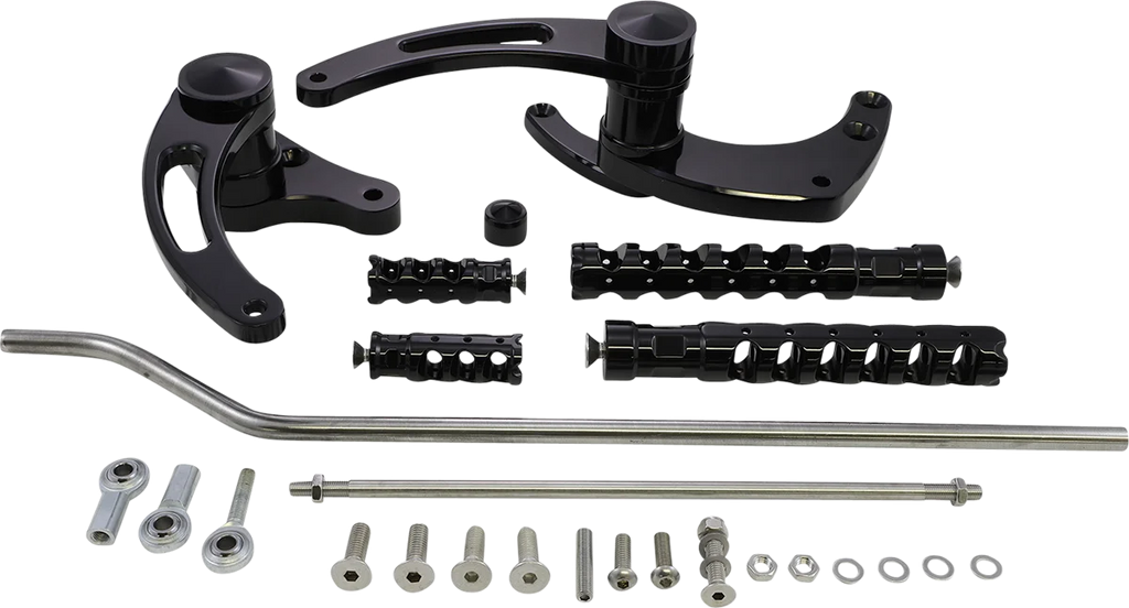Accutronix Forward Control - Black - Slotted FC102-SSAKB - Main Product View