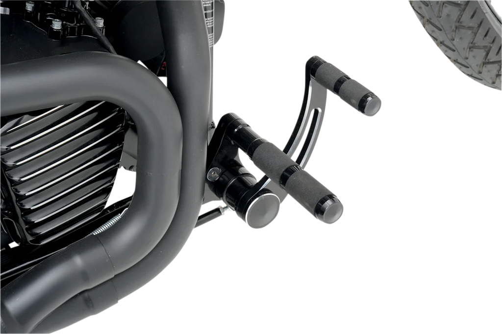 Accutronix Forward Control - Black - Slotted FC102-SSN - Back View