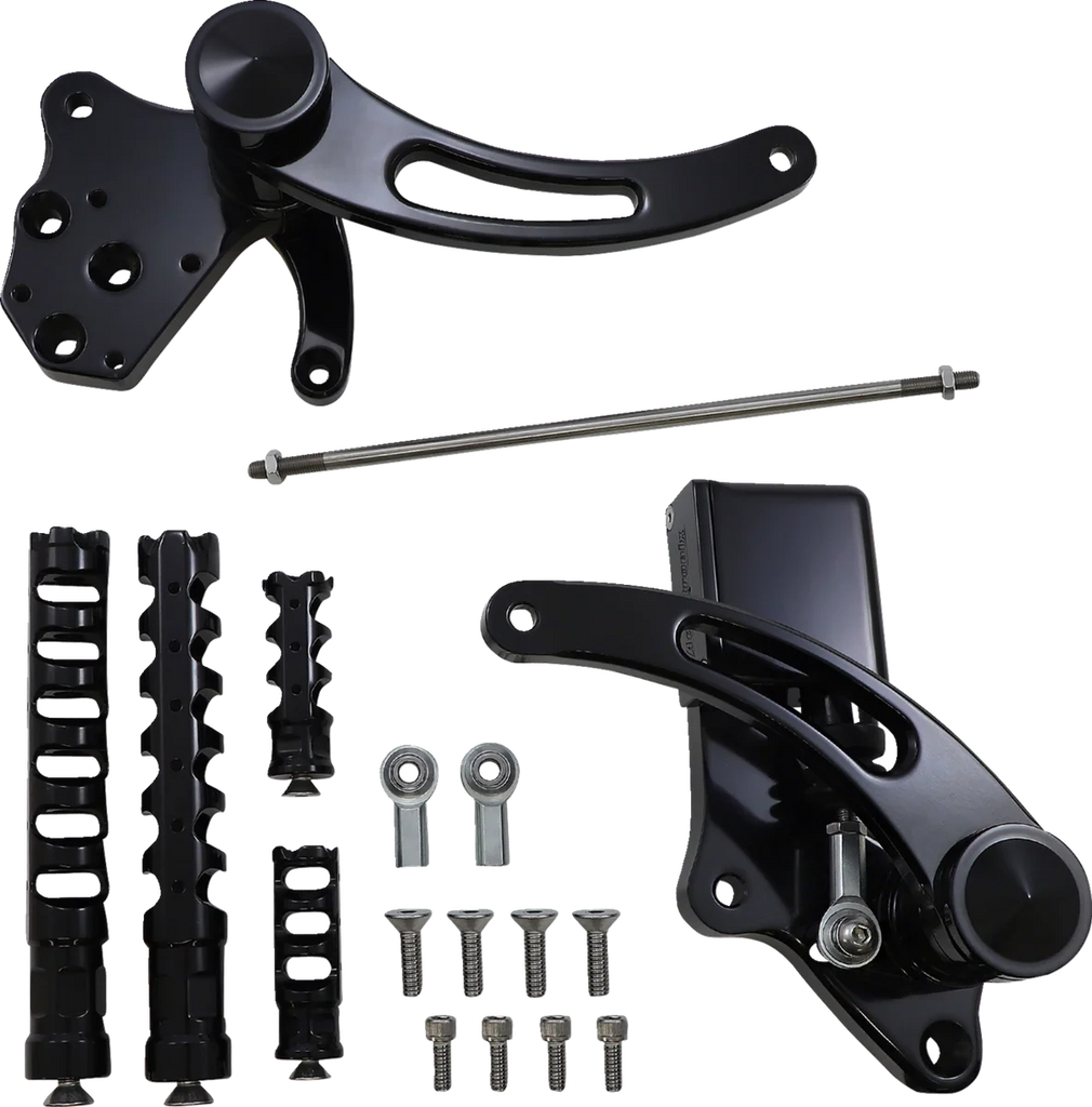 Accutronix Forward Control - Black - Slotted FC103-KSAKB - Main Product View
