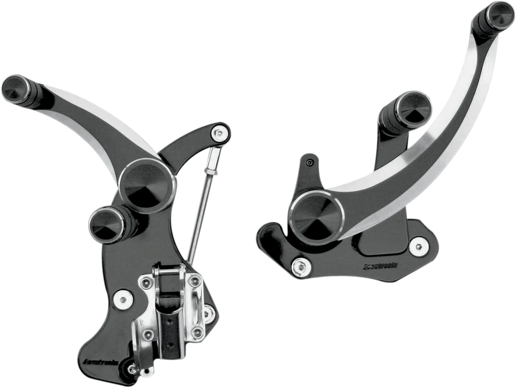 Accutronix Forward Control - Black - Slotted FC103-KSAKB - Side View