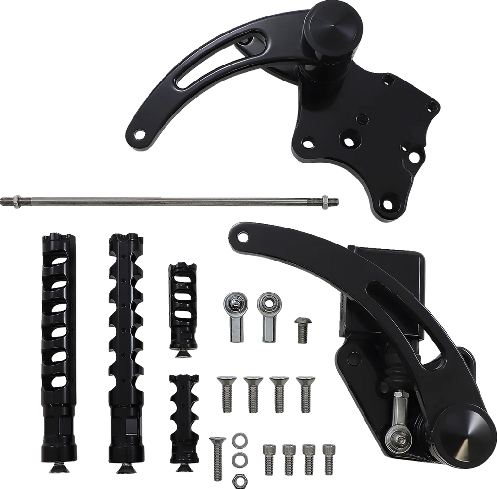 Accutronix Forward Control - Black - Slotted FC106-SSAKB - Main Product View