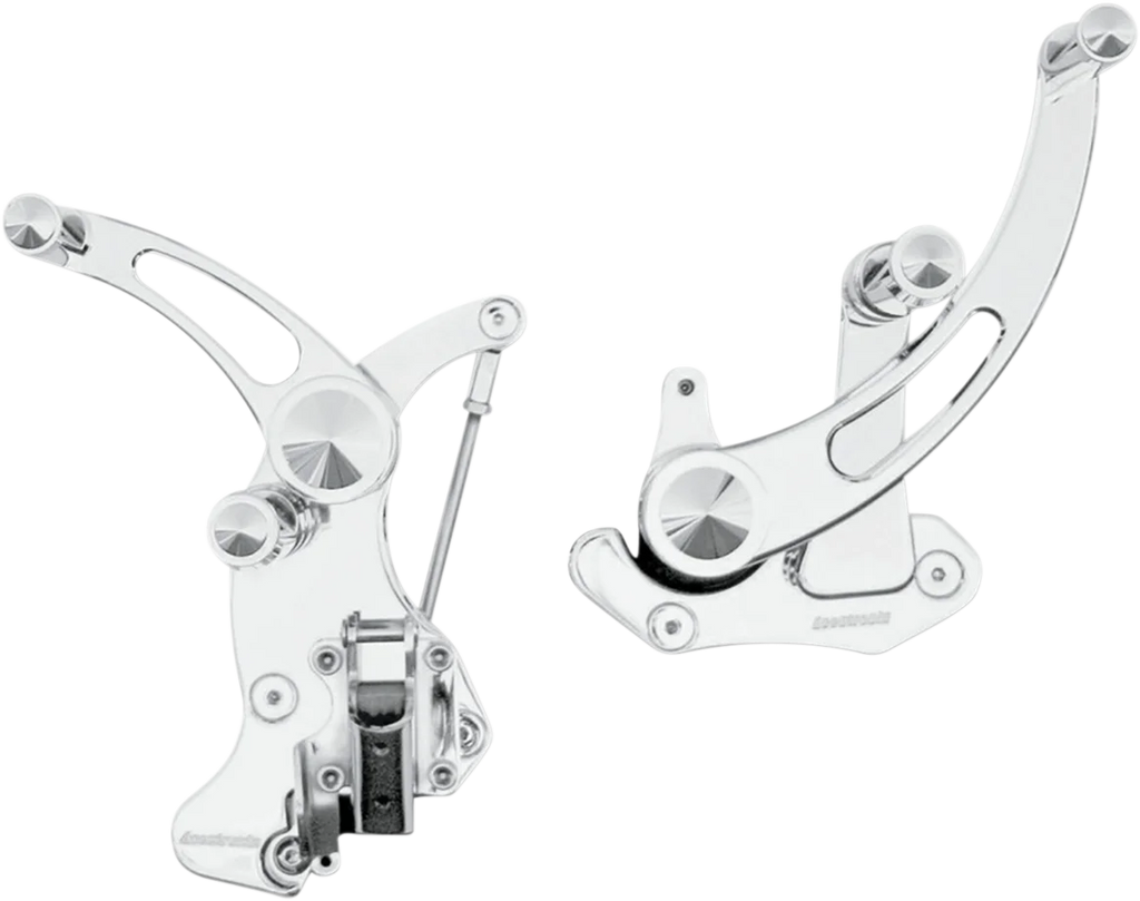 Accutronix Forward Control - Chrome - Slotted FC405-SSC - Side View