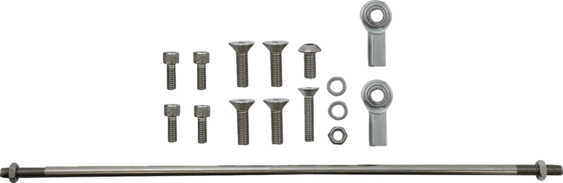 Accutronix Extended Forward Control - Slotted - '00-'10 FXST FC106-XSC - Back View