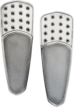 Load image into Gallery viewer, Accutronix Front Floorboards - Chrome Knurled FBF01-KDTC - Main Product View