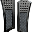 Load image into Gallery viewer, Accutronix Front Floorboards - Extended - Black - Drilled - Instigator - FL FBF01-DIB - Main Product View