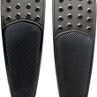 Load image into Gallery viewer, Accutronix Front Floorboards - Extended - Black - Knurled - Teardrop - FL FBF01-KDTB - Main Product View