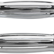 Load image into Gallery viewer, Accutronix Grips - Diamond - TBW - Chrome GR101-IC - Main Product View
