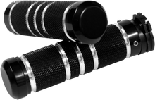 Load image into Gallery viewer, Accutronix Grips - Knurled - Grooved - Black GR100-KGN - Main Product View
