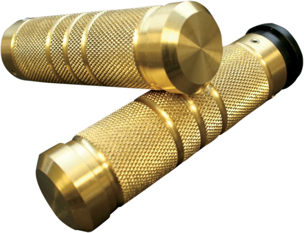 Accutronix Grips - Knurled - Grooved - TBW - Brass GR101-KG5 - Main Product View