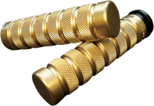 Load image into Gallery viewer, Accutronix Grips - Knurled - Notched - TBW - Brass GR101-KN5 - Main Product View