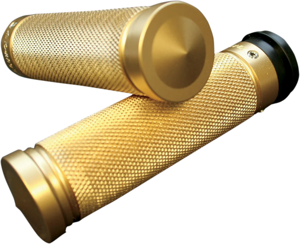 Accutronix Grips - Knurled - TBW - Brass GR101-K5 - Main Product View