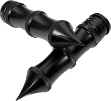 Load image into Gallery viewer, Accutronix Grips - Tribal - TBW - Black GR101-LB - Main Product View