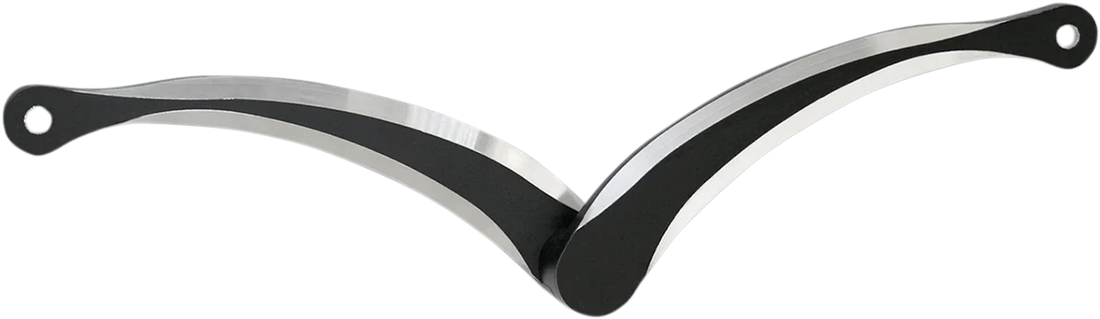 Accutronix Heel/Toe Shifter - Slotted - Chrome FLHT-SC - Side View