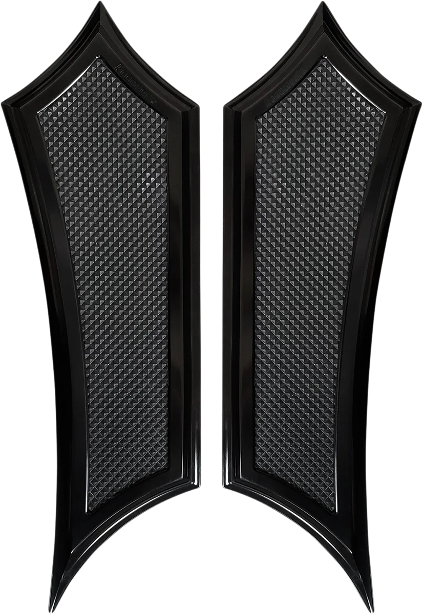 Accutronix Instigator Extended Floorboards - Black FBF01-IB - Side View