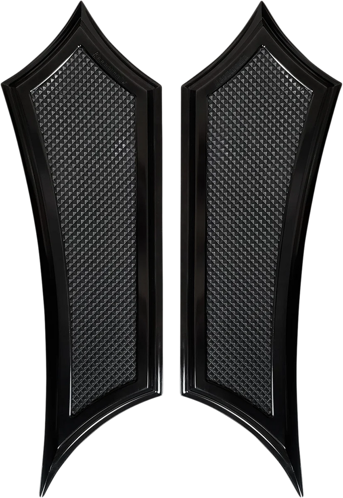 Accutronix Instigator Extended Floorboards - Black FBF01-IB - Side View