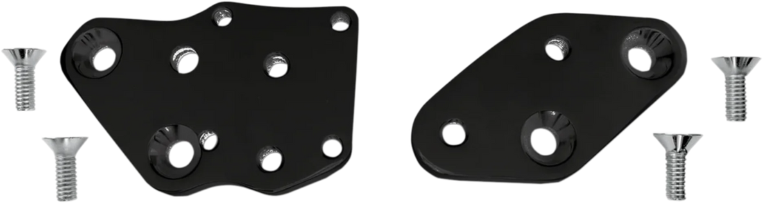 Accutronix Kick Back Plate - Black - FXD FCKB102-B - Side View