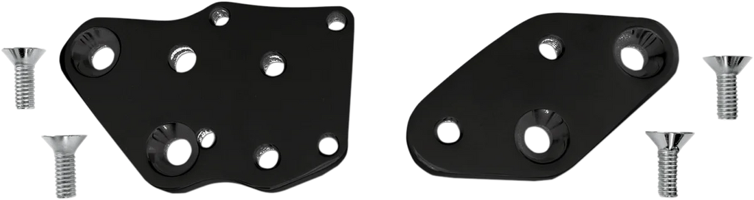 Accutronix Kick Back Plate - Black - FXD FCKB102-B - Side View