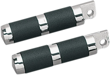 Load image into Gallery viewer, Accutronix Knurled Footpegs - Rigid Mount - Front PF121-KGC - Detail View