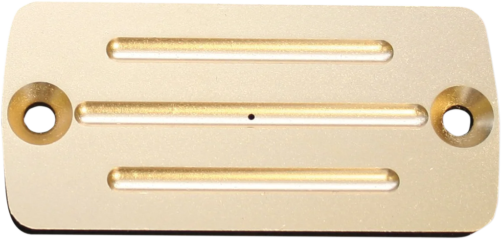 Accutronix Master Cylinder Cover - Milled - Chrome C122-MC - Side View
