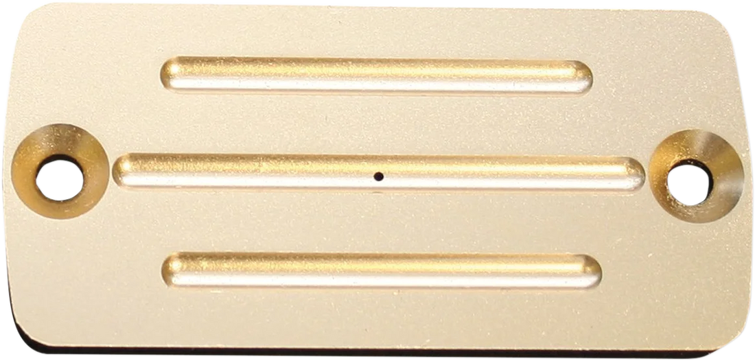 Accutronix Master Cylinder Cover - Milled - Chrome C199-MC - Detail View