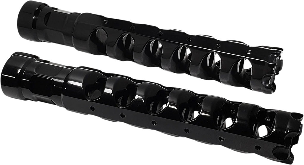 Accutronix Muzzle Break Footpegs - Rigid Mount - Black PF121-AKB - Main Product View