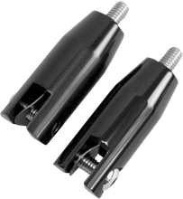 Load image into Gallery viewer, Accutronix Rear Footpeg Mount - Black - FLHT '93+ FPMT501-B - Main Product View