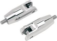 Load image into Gallery viewer, Accutronix Rear Footpeg Mount - Chrome - FLHT '93+ FPMT501-C - Main Product View