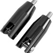 Load image into Gallery viewer, Accutronix Rear Footpeg Mount - Chrome - FLHT '93+ FPMT501-C - Side View