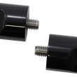 Load image into Gallery viewer, Accutronix Rear Footpeg Mounts - Black FPMT500-B - Main Product View