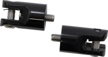 Load image into Gallery viewer, Accutronix Rear Footpeg Mounts - Black FPMT500-B - Main Product View