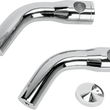 Load image into Gallery viewer, Accutronix Risers - Pullback - 6" - Chrome HRP1356-C - Main Product View