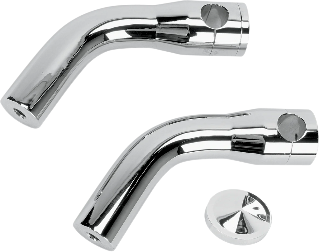 Accutronix Risers - Pullback - 6" - Chrome HRP1356-C - Main Product View