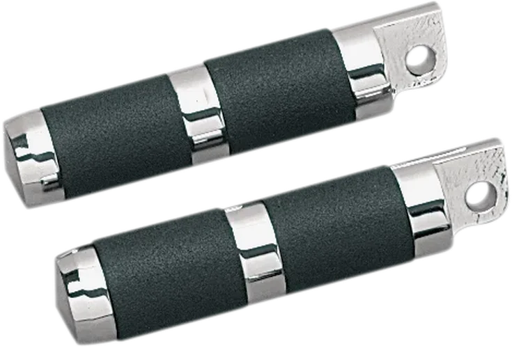 Accutronix Rubber Footpegs - Rigid Mount PF121-SRC - Detail View