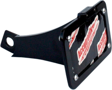 Load image into Gallery viewer, Accutronix Side Mount License Plate Assembly - Black LPF092HV-B - Side View