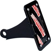 Load image into Gallery viewer, Accutronix Side Mount License Plate Assembly - Black LPF106HV-B - Side View