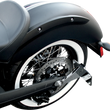 Load image into Gallery viewer, Accutronix Side Mount License Plate Assembly - Chrome LPF108HV-C - Back View