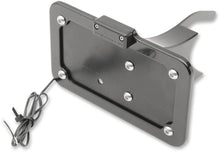Load image into Gallery viewer, Accutronix Side Mount License Plate - Black LPF121HV-B - Main Product View