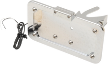 Load image into Gallery viewer, Accutronix Side Mount License Plate - Chrome LPF121HV-C - Main Product View