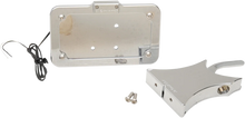 Load image into Gallery viewer, Accutronix Side Mount License Plate - Chrome LPF121HV-C - Side View