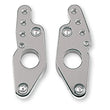 Load image into Gallery viewer, Accutronix Swingarm Pivot Blocks - Ball-Milled FXPV1-MC - Side View