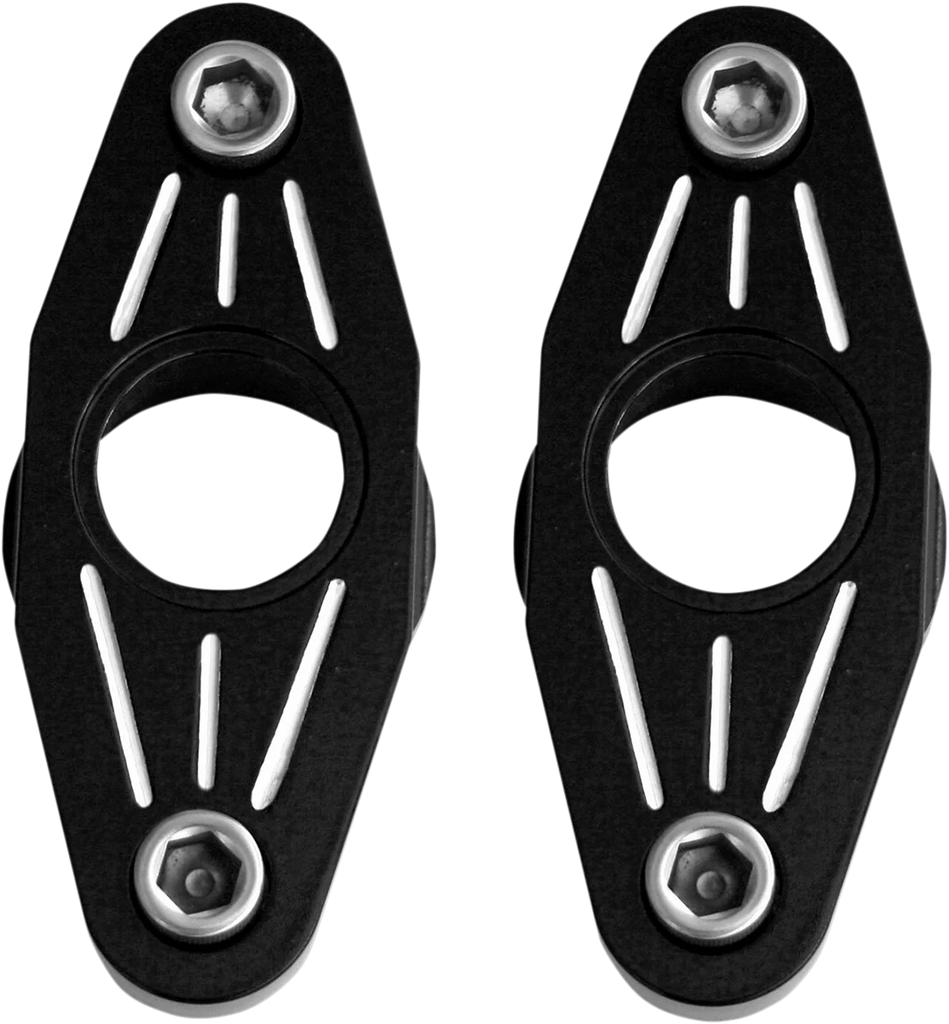 Accutronix Swingarm Pivot Blocks - Ball-Milled FXPV1-MC - Detail View