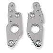 Load image into Gallery viewer, Accutronix Swingarm Pivot Blocks - Ball-Milled FXPV1-MC - Side View