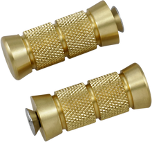 Load image into Gallery viewer, Accutronix Toe Peg - Knurled - Brass PT220-KG5 - Main Product View