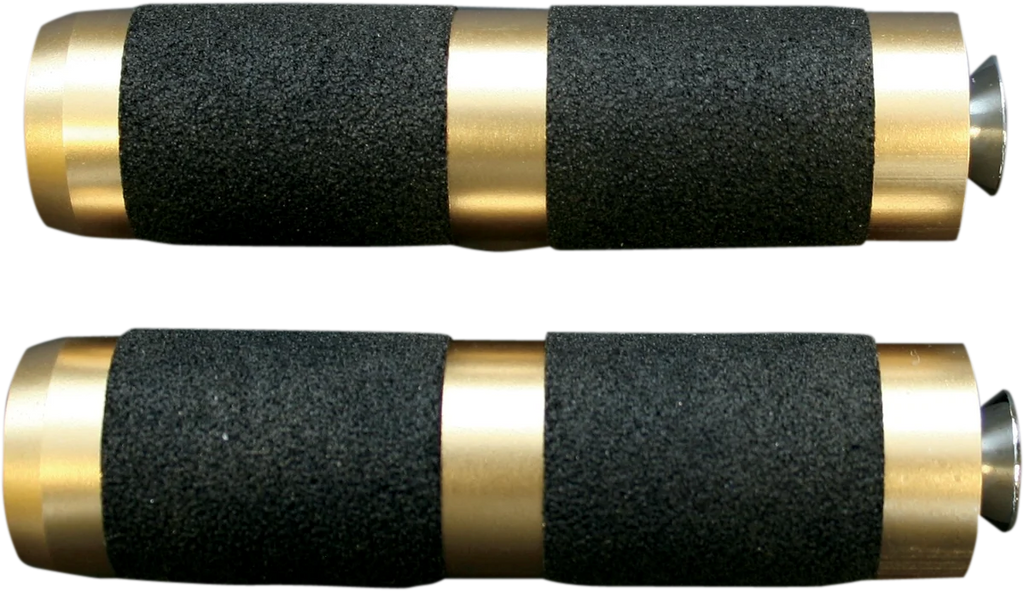 Accutronix Toe Peg - Knurled - Brass PT220-KG5 - Side View