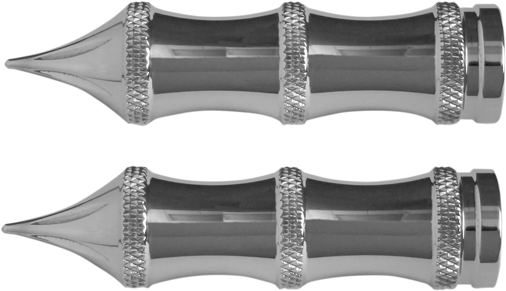 Accutronix Toe Peg - Tribal - Chrome PT120-SLC - Main Product View