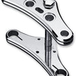 Load image into Gallery viewer, Accutronix Triple Tree - 41 mm - Chrome - Raked 0° - Elite Radius Groove TWG41-EC - Main Product View
