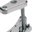 Load image into Gallery viewer, Accutronix Triple Tree - 41 mm - Chrome - Raked 0° - Elite Radius Groove TWG41-EC - Side View